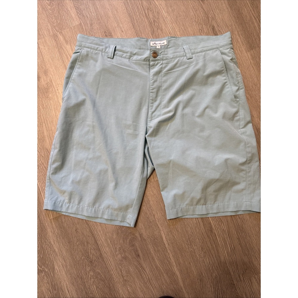 Peter Millar Shackleford Hybrid Golf Shorts Men’s 36 Light Blue Performance
